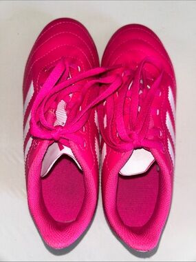 Adidas Kids Goletto VIII Firm Ground Soccer Lace-Up Cleats Hot Pink